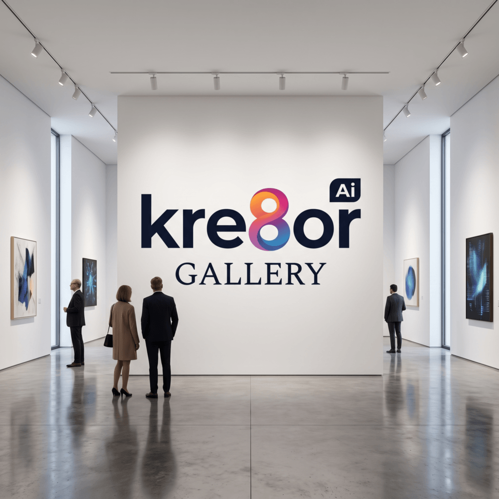 Publishing AI artwork to the Kre8or Gallery